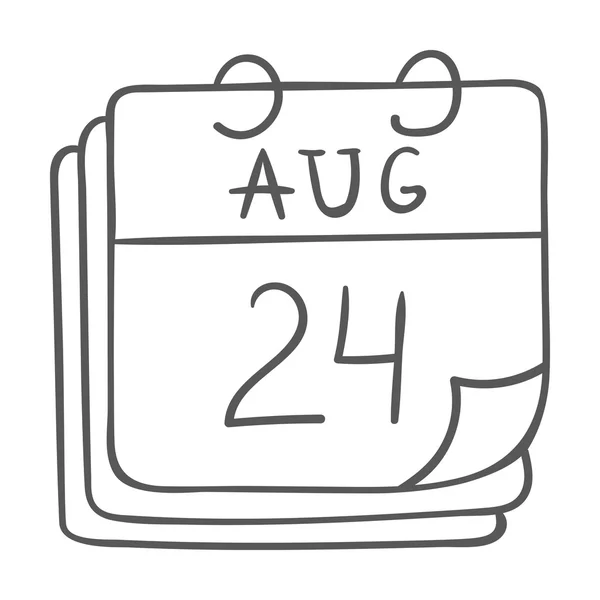 Icono del calendario vector aislado — Vector de stock