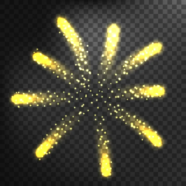 Fireworks vektor icon isolerade — Stock vektor