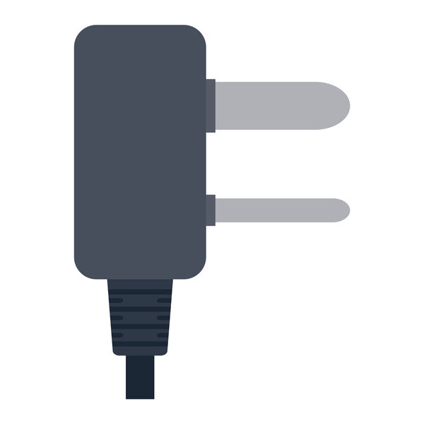 Electrical outlet plug vector illustration.