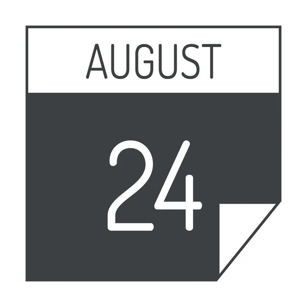 Vetor ícone calendário isolado —  Vetores de Stock