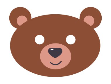 Hayvanlar karnaval maskesi vektör simgesi