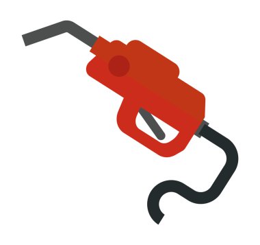 Yakıt tabanca vektör çizim.