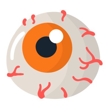 Cadılar Bayramı sembol simge vektör.