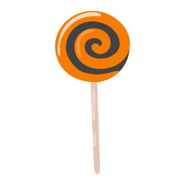 Lolipop şeker simge vektör.