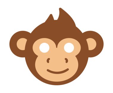 Hayvanlar karnaval maskesi vektör simgesi