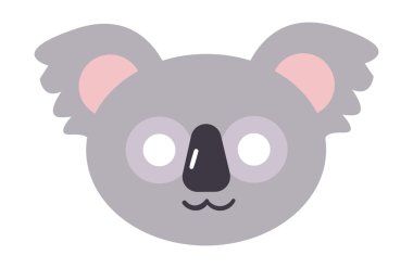 Hayvanlar karnaval maskesi vektör simgesi