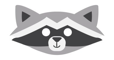 Hayvanlar karnaval maskesi vektör simgesi