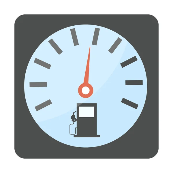 Gasolinera icono vector . — Vector de stock