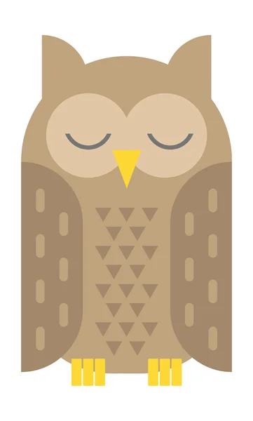 Cartoon owl vector — Stock Vector