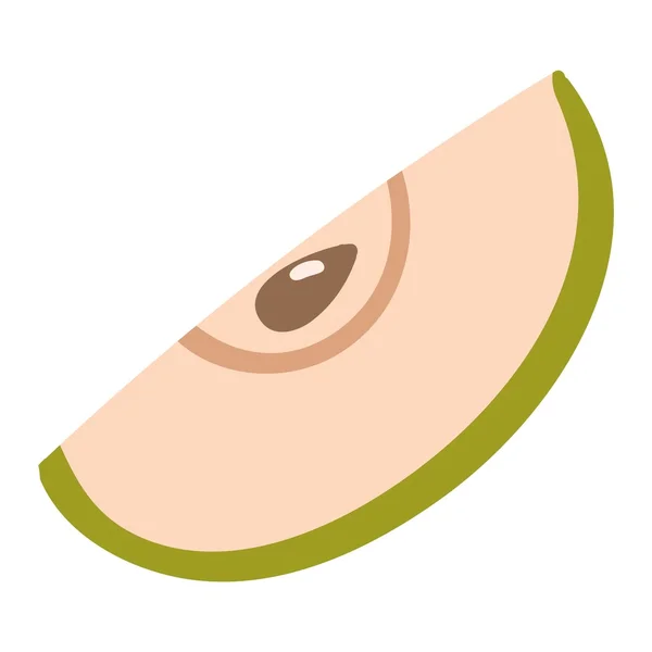 Icono de manzana fresca — Vector de stock