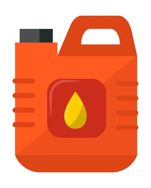 Jerry can vectorillustratie. — Stockvector