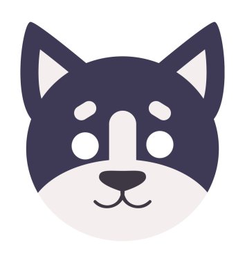 Hayvanlar karnaval maskesi vektör simgesi