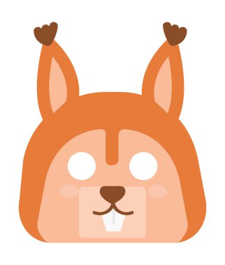 Hayvanlar karnaval maskesi vektör simgesi