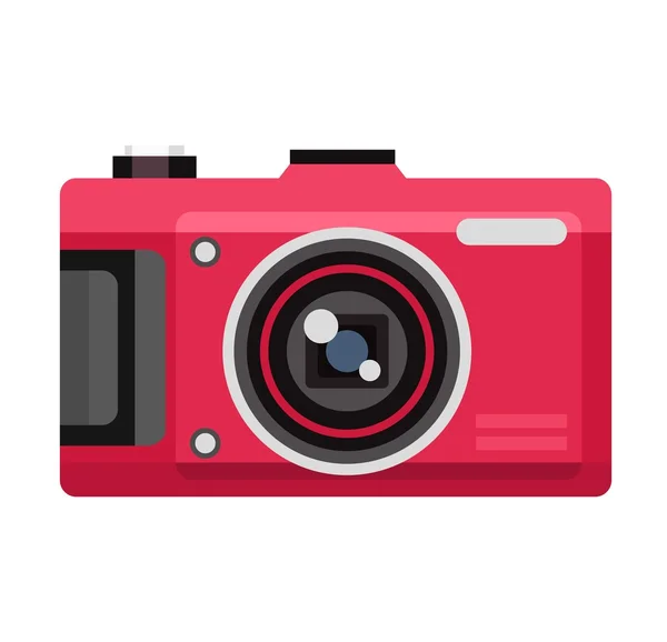 Εικονογράφηση φορέας φωτογραφική μηχανή — Διανυσματικό Αρχείο