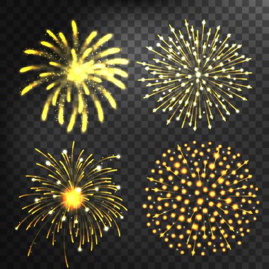 Fireworks vektör simge izole