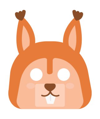 Hayvanlar karnaval maskesi vektör simgesi