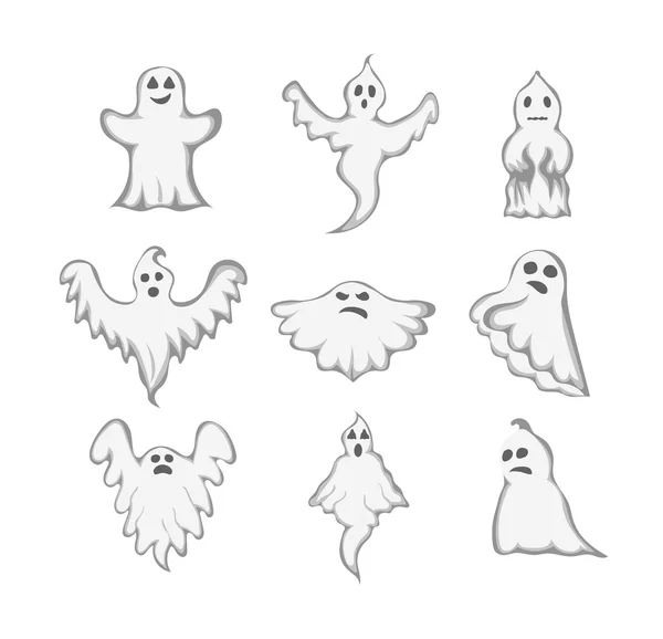 Vector de carácter fantasma — Vector de stock