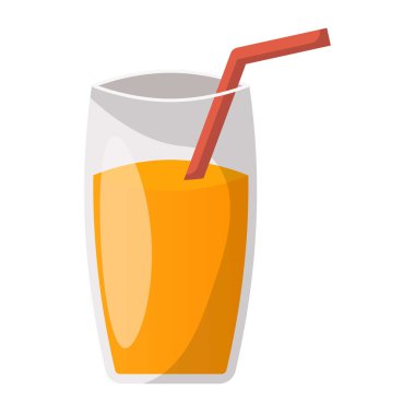 Bir bardak portakal suyu.