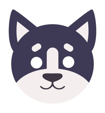 Hayvanlar karnaval maskesi vektör simgesi