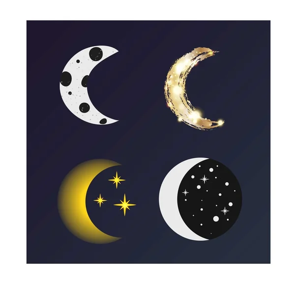 Moon month illustration. — Stock Photo, Image