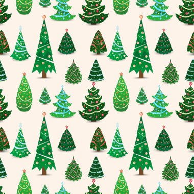 Noel ağacı vektör desen