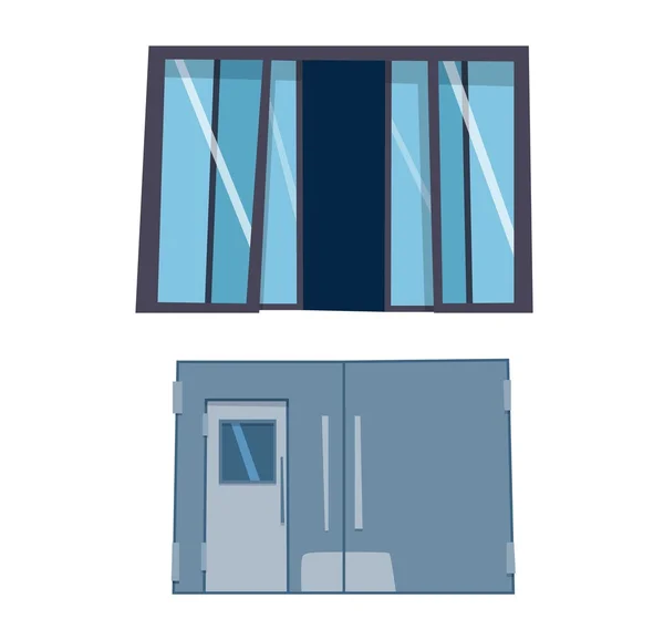 Dörr isolerade vektor illustration. — Stock vektor