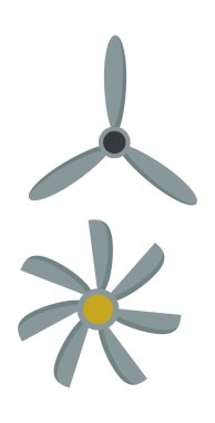 Pervane fan vektör çizim.