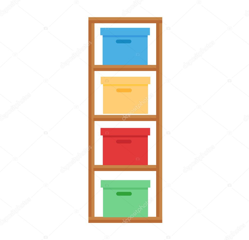 Baby Changing Table Vector Illustration Stock Vector C Luplupme