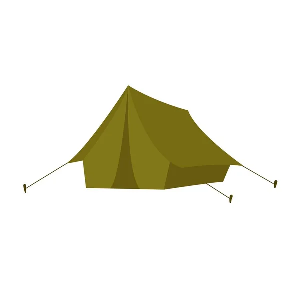 Векторная иллюстрация наружной палатки . — стоковый вектор