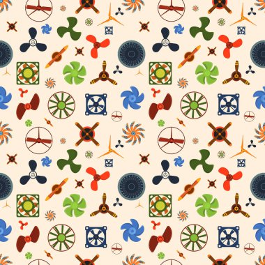 Pervane fan vektör çizim.