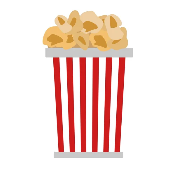 Vettore della scatola di popcorn — Vettoriale Stock