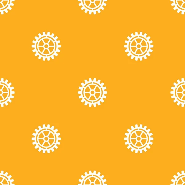 Vector gears icons seamless patterns — Stock Vector