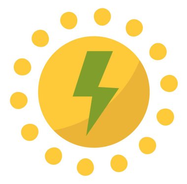 Güneş güneş enerjisi vektör