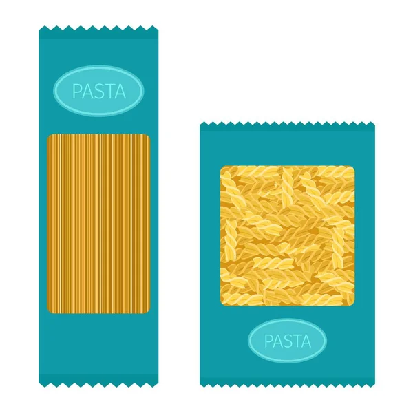 Set vettoriale prodotti di pasta — Vettoriale Stock