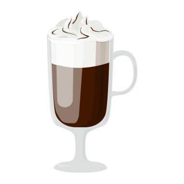 İrlandalı kahve fincanı farklı kafe içecekler