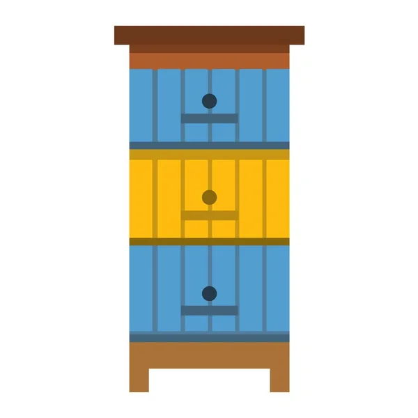 养蜂场蜂蜜蜜蜂房子矢量插图 — 图库矢量图片