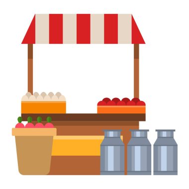 Çiftçiler illüstrasyon vektör