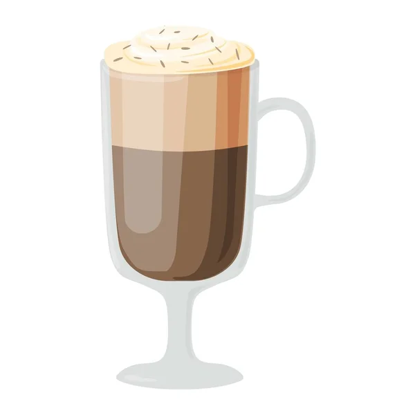 コーヒー カップの異なるカフェ飲み物ベネチアン — ストックベクタ