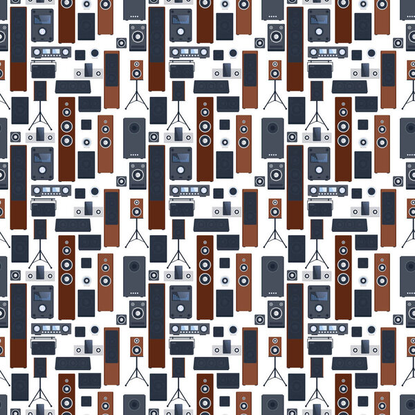 Music systems vector set.