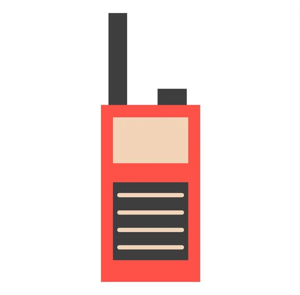 Icône de vecteur radio portable . — Image vectorielle