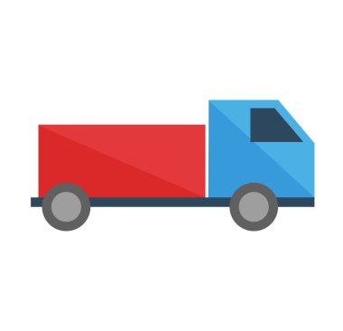 Oyuncak kamyon taşıma oyun vektör.