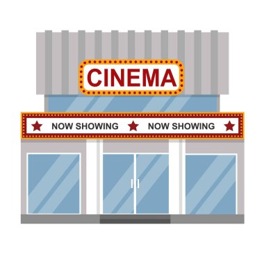 Sinema Binası vektör.
