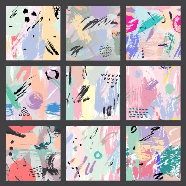 Soyut sanat Dikişsiz desen vektör.