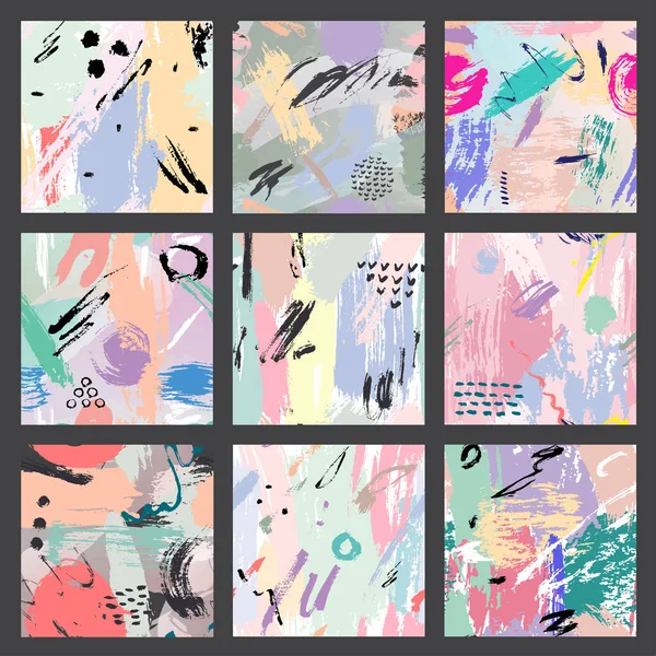 Soyut sanat Dikişsiz desen vektör.