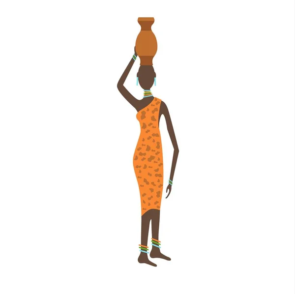 Masai Afrika adam — Stok Vektör