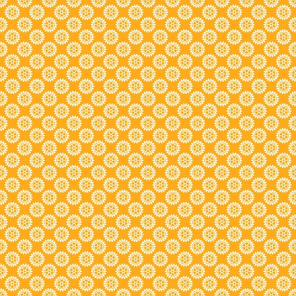 Vector gears icons seamless patterns — Stock Vector