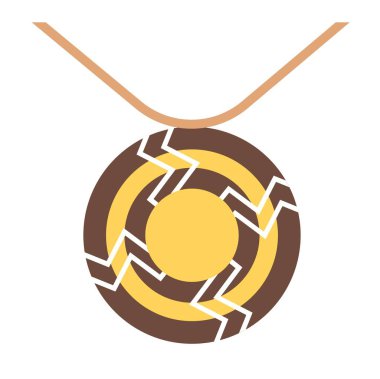 Kabile kolye vektör.