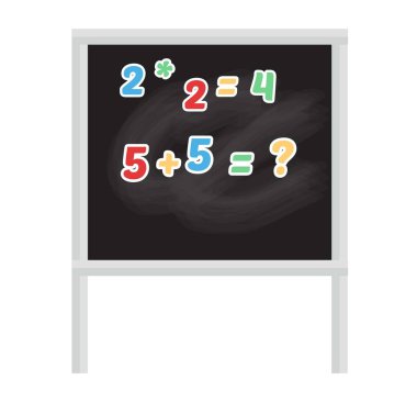 Geri okul yazı tahtası vektör çizim için.