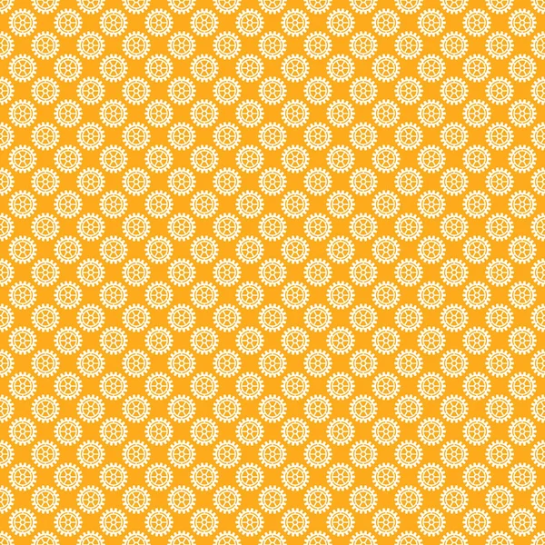 Vector gears icons seamless patterns — Stock Vector