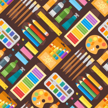 Sanat Dikişsiz desen vektör